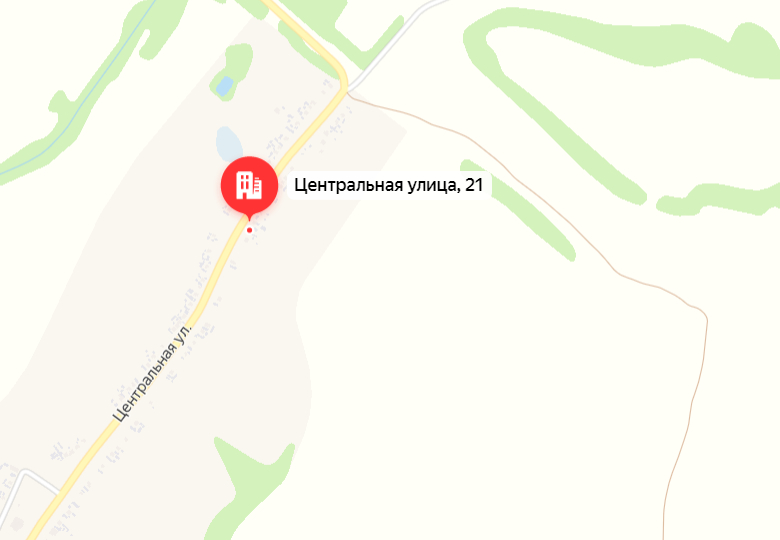 Карта проезда к Плосковской сельской библиотеке-филиалу