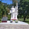 Завершение ремонта на территории памятника воинам-односельчанам, участникам Великой Отечественной войны